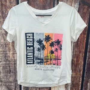 Atlantic Beach North Carolina V-Neck Tee